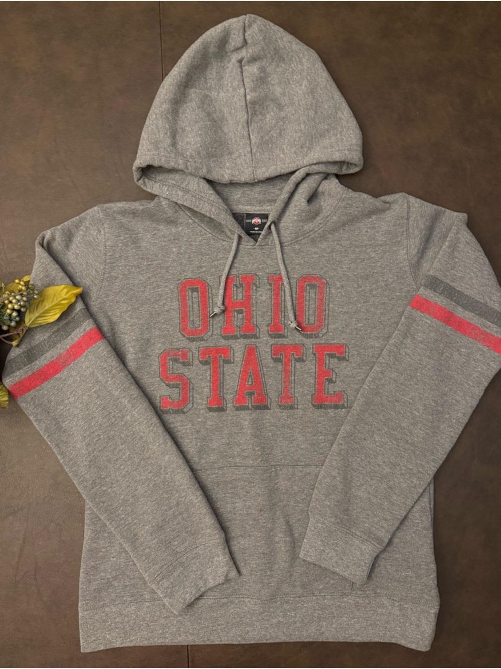 NWOT Ohio State Buckeyes Hoodie Graphite Grey; Size Medium